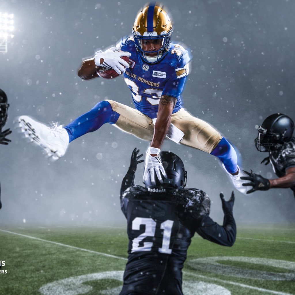 Hurdling Andrew Harris~